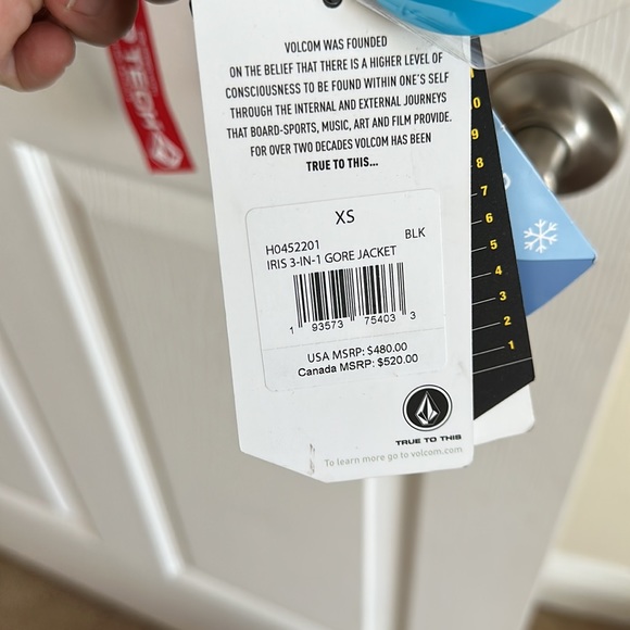 Gortex Volcom iris 3 in 1 women’s jacket - Picture 3 of 7